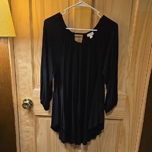 LuLaRoe Black Joani Blouse
